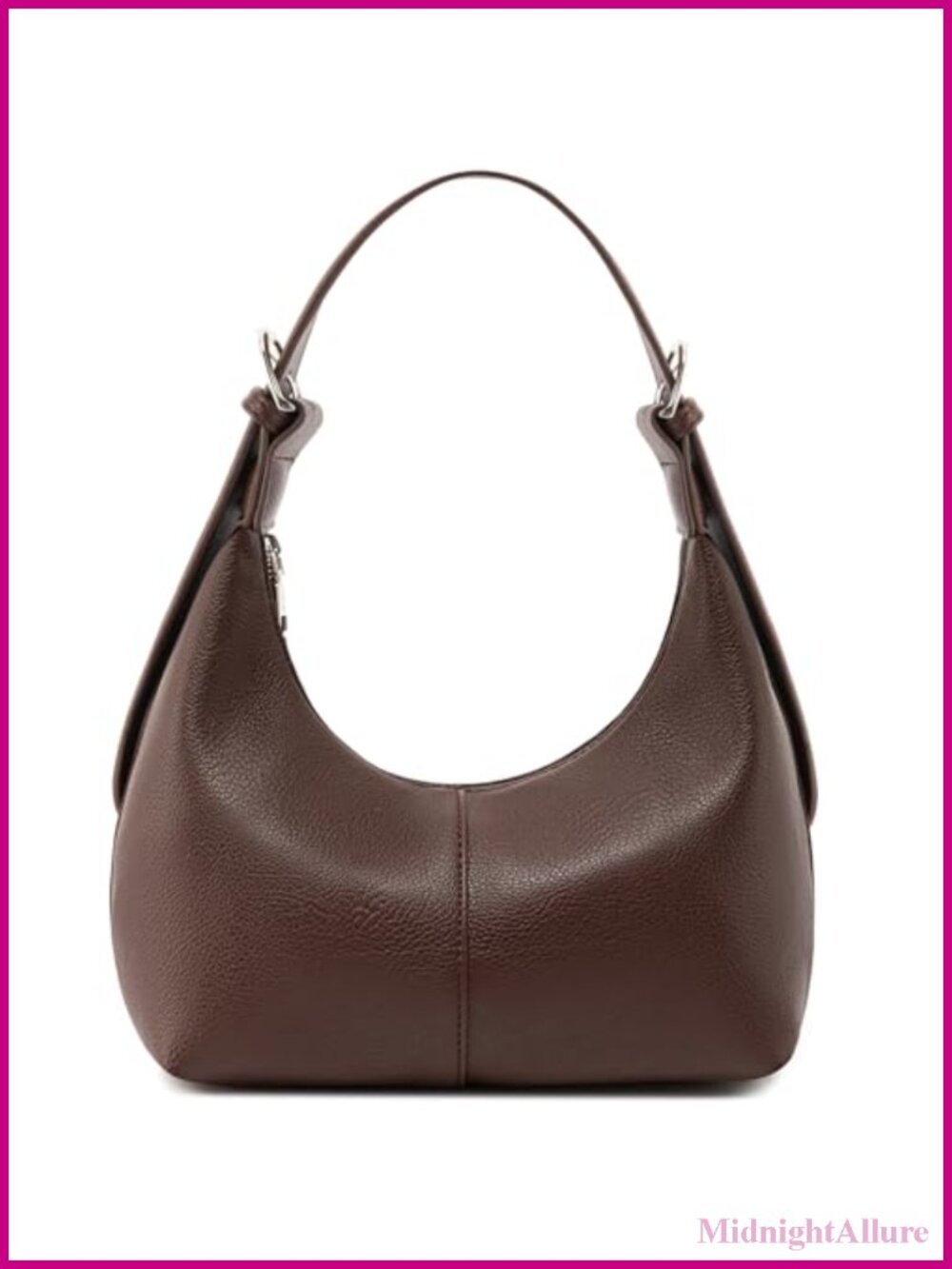 PU Leather Hobo Shoulder Bag Slouchy Crossbody Purse 2 Straps